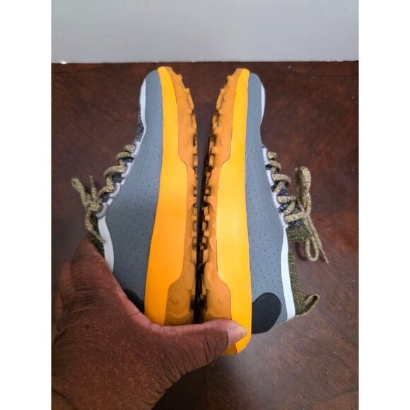 Allbirds Women's Trail Runner SWT Sneakers Gray & Yellow Lightweight Wool Blend - Picture 6 of 8